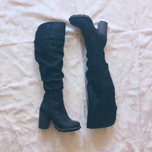 Knee High Heeled Boots